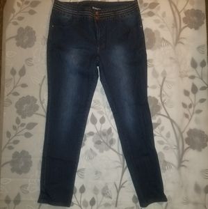 ★2/$30 Medium Blue Double Button Skinny